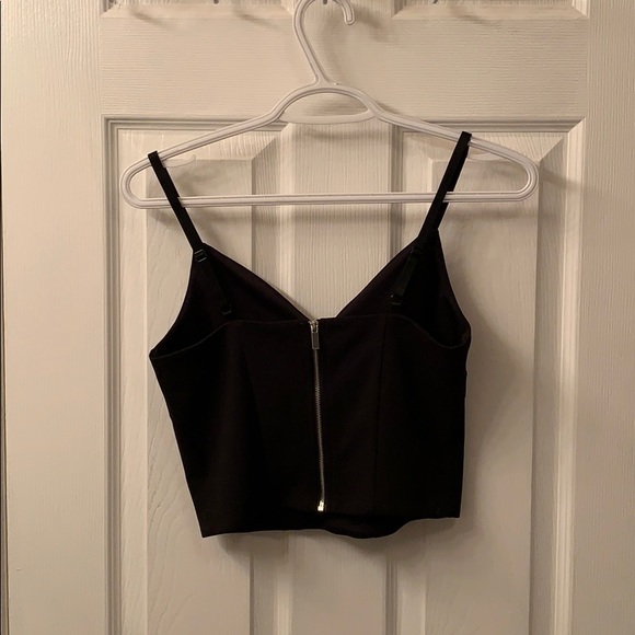 Black Crop Tank - Picture 2 of 2